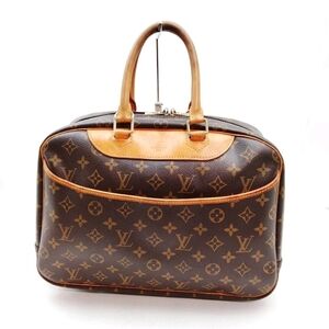 Louis Vuitton Tan and Brown Monogram Briefcase Deauville